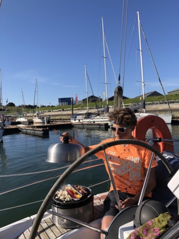 Cobben op de boot - meivakantie vlieland 2018