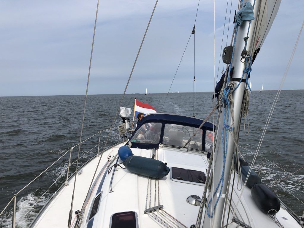 Eagle onderweg naar Texel Oudeschild juli 2018