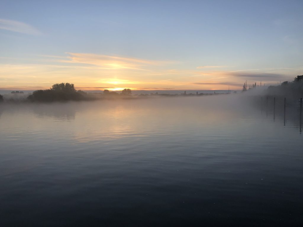 Prachtige ochtendlucht in Makkum - Eagle - meivakantie 2019