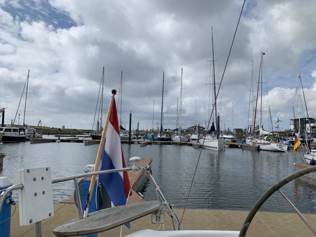 Heerlijk rustig in de haven van Oudeschild. Eagle meivakantie 2019